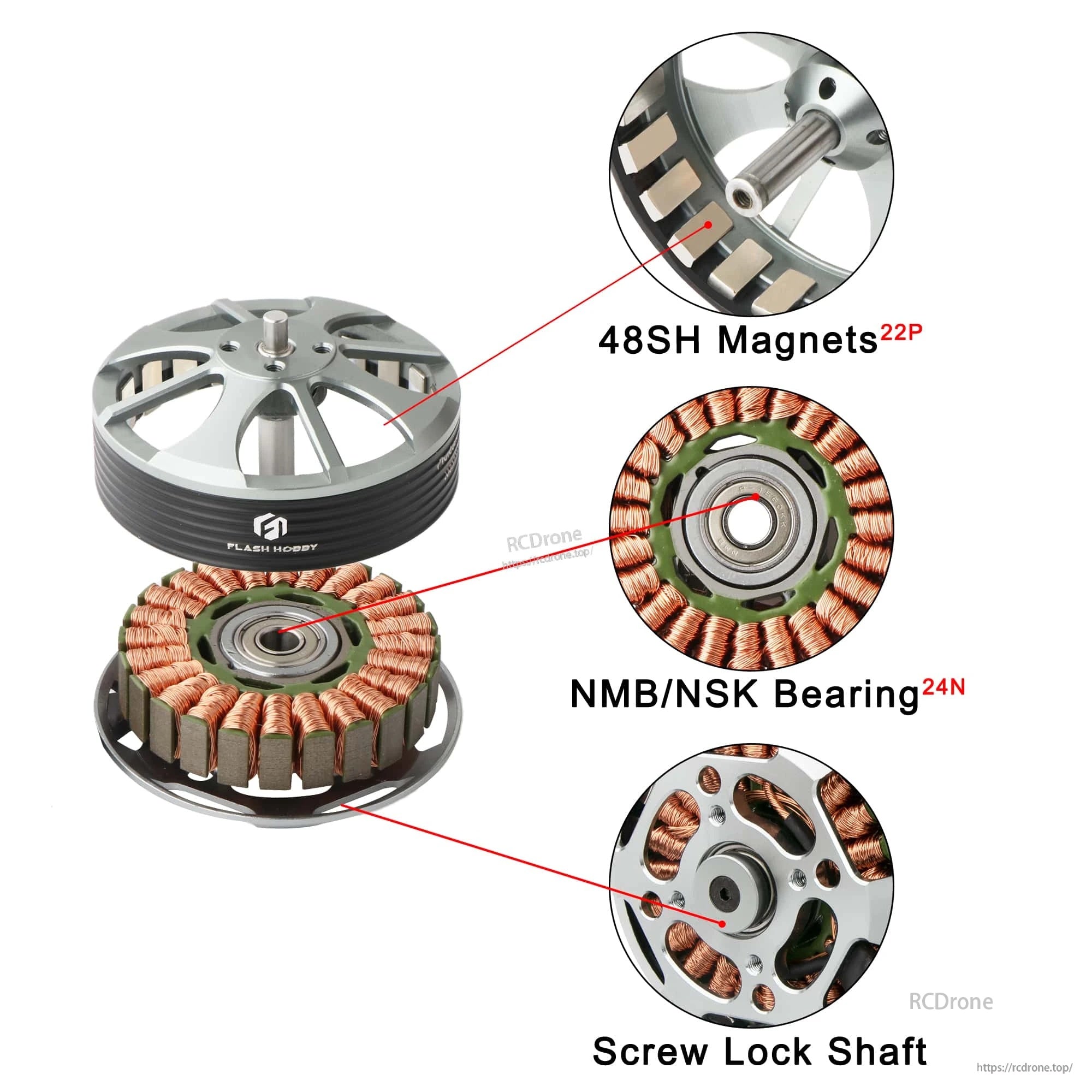 Flashhobby 5210 340KV Brushless Motor