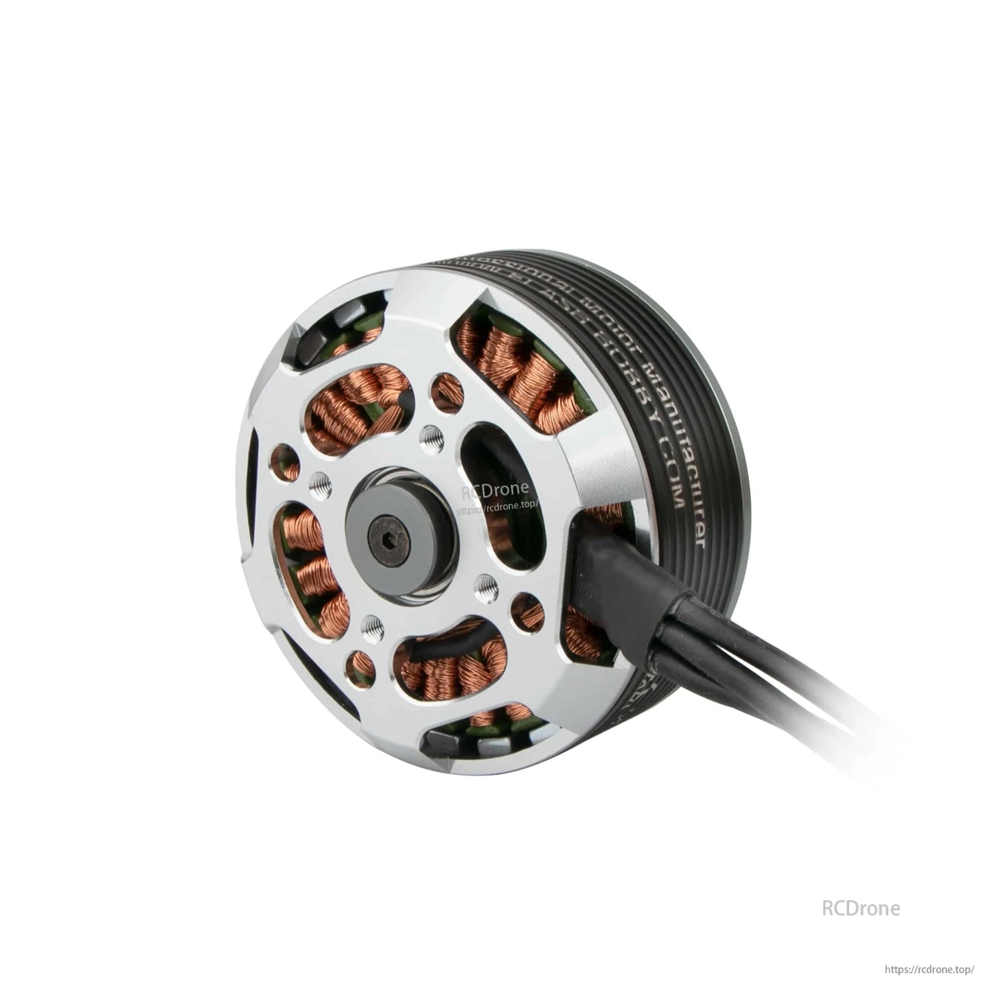 Flashhobby 5215 340KV Brushless Motor, Flashhobby 5215 340KV brushless outrunner motor with silver front plate, visible copper windings and lead wires