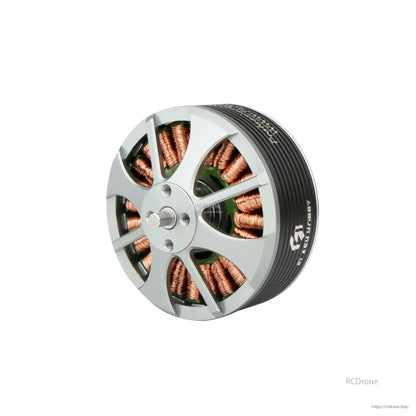 Flashhobby 5215 340KV Brushless Motor, Flashhobby 5215 brushless motor with silver front mount plate, exposed copper windings, and black ribbed housing