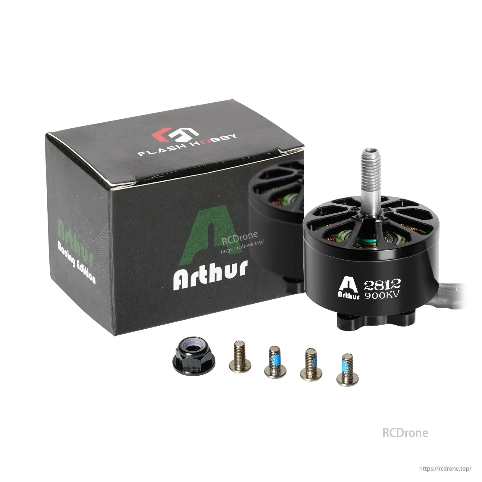 Flashhobby A2812 900KV Brushless Motor 275W 12N14P 5.0mm Shaft φ33.1×27mm M5 RC Motor