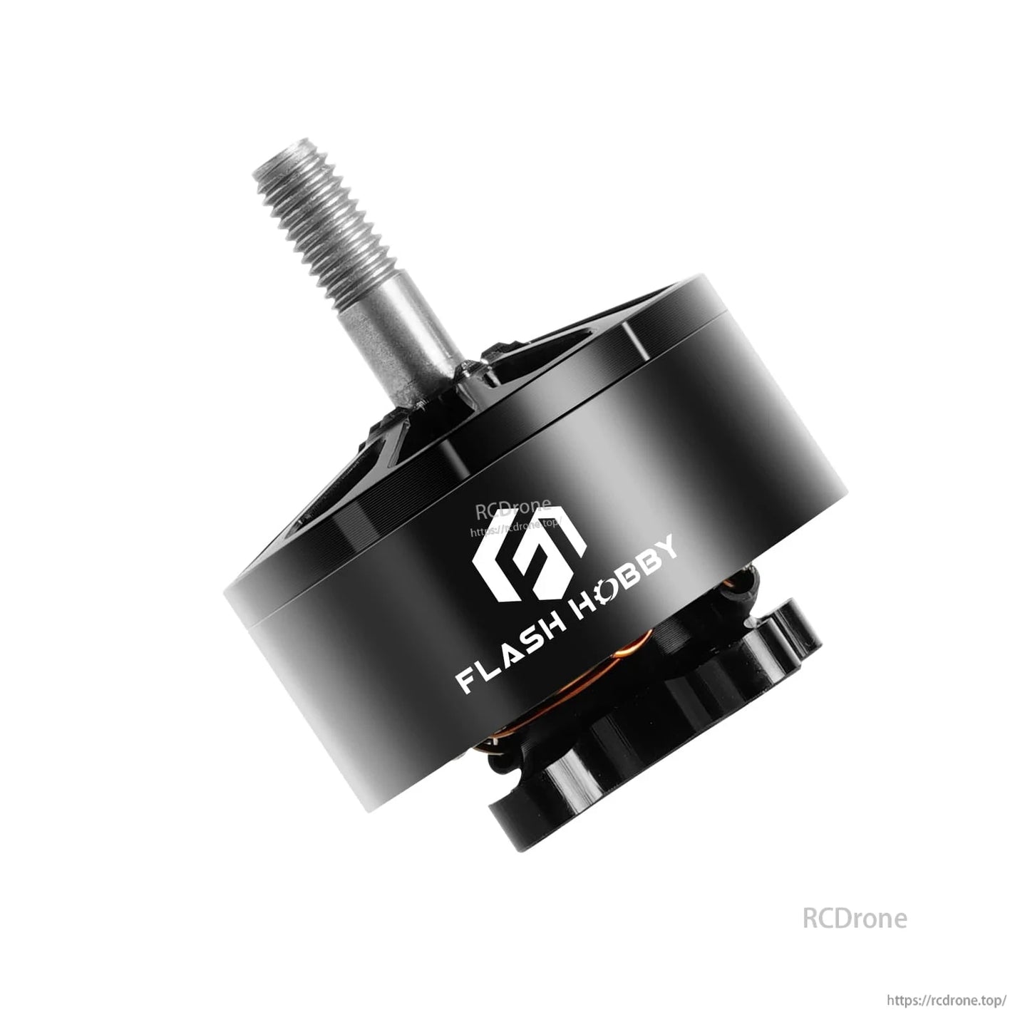 Flashhobby A3112 900KV brushless motor with black housing, Flash Hobby logo, and threaded output shaft