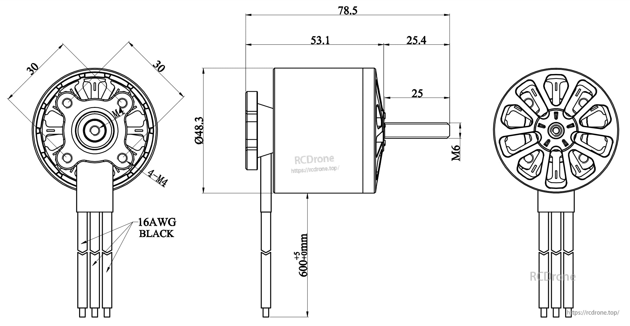 Flashhobby A4130 530KV Brushless Motor