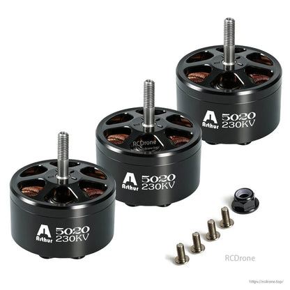Flashhobby A5020 230KV ブラシレスモーター 12N14P、383.65g、57.5x45.2mm、16AWG 600mm ケーブル
