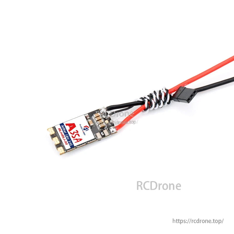 Flashhobby Arthur 35A 3-6S BLHeli_32 32-bit ESC, Flashhobby Arthur 35A BLHeli_32 32-bit ESC with solder pads, signal wire, and battery leads with connector
