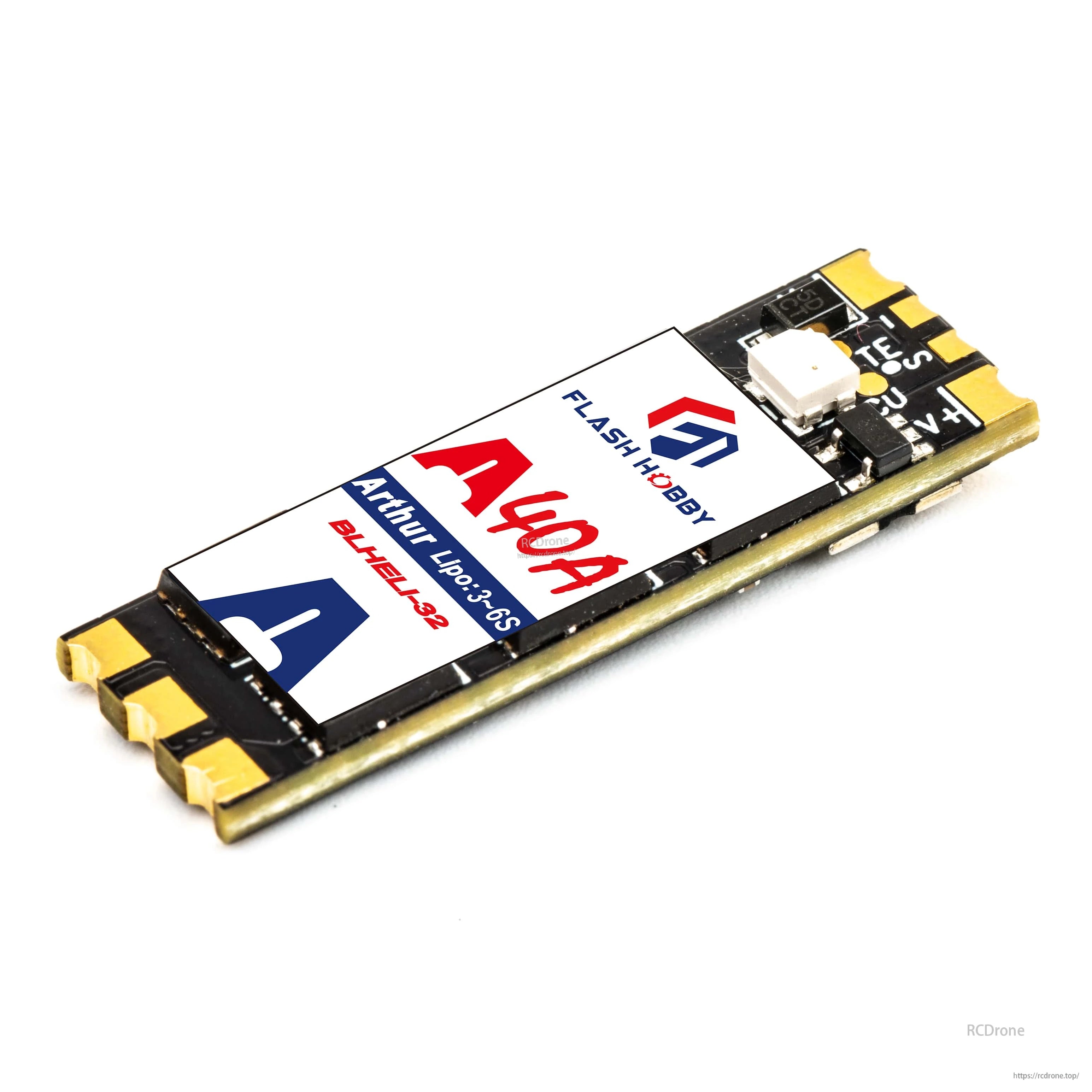 Flashhobby Arthur 40A BLHeli_32bit slim 40A 3-6S Dshot1200 Ready Brushless ESC