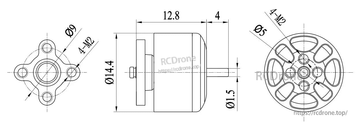 A1106 motor drawing