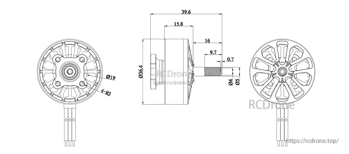 Flashhobby A3008 1150KV Brushless Motor