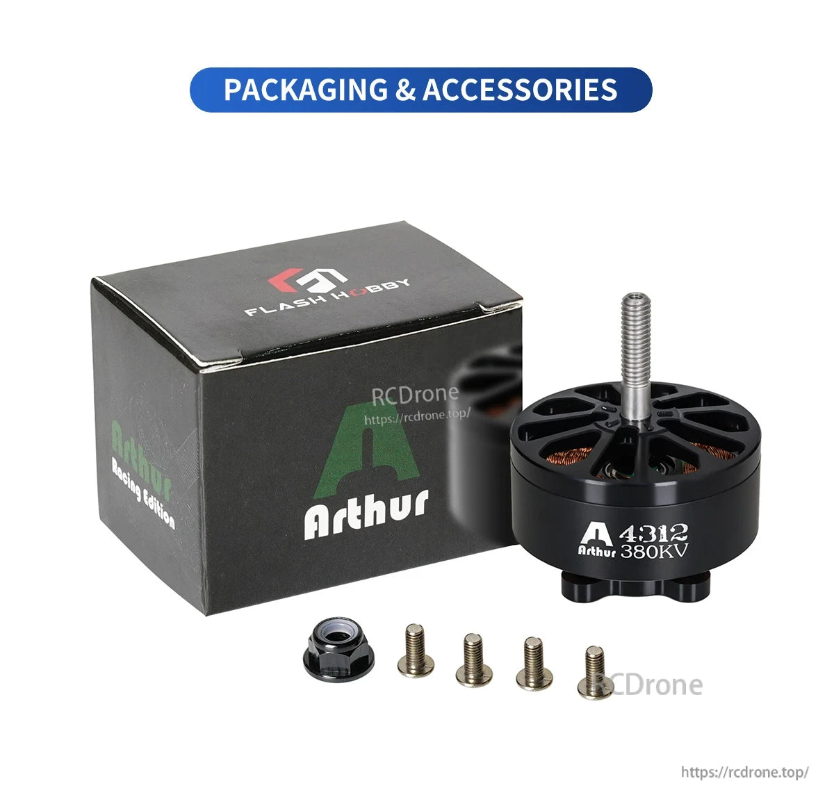 Flashhobby A4312 380KV Brushless Motor