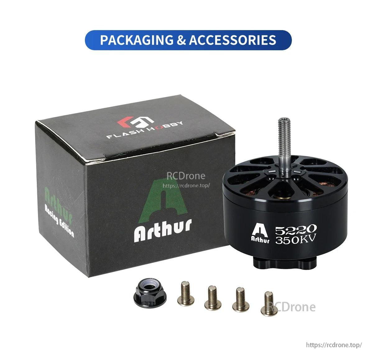 Flashhobby A5220 350KV 500KV Brushless Motor