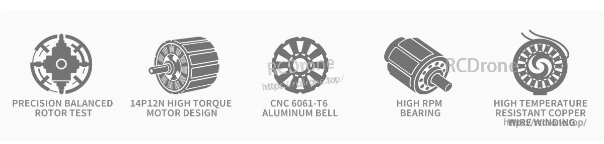 Flashhobby A5220 350KV 500KV Brushless Motor