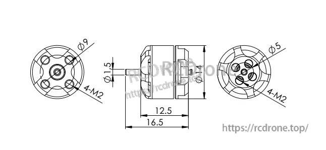 Flashhobby BE 1104 4000KV 5400KV 6500KV 7500KV 10000KV Brushless DC Motor