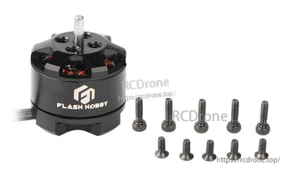 Flashhobby BE 1104 Brushless DC Motor, Flashhobby BE 1104 brushless DC drone motor with exposed copper windings and mounting screws