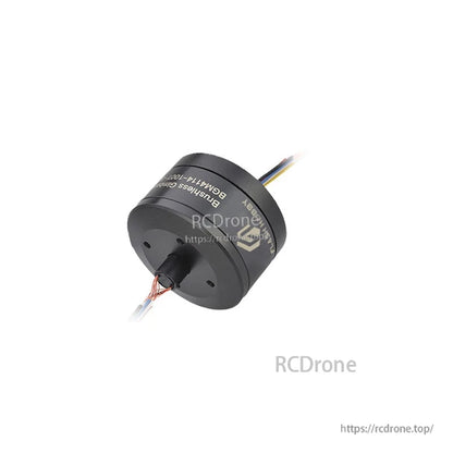 Flashhobby BGM4114-100T brushless gimbal motor with black housing, side labeling, and multicolor wire lead