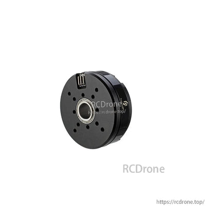 Flashhobby BGM5208-200HS gimbal motor with central bearing, mounting holes, and 3-pin connector