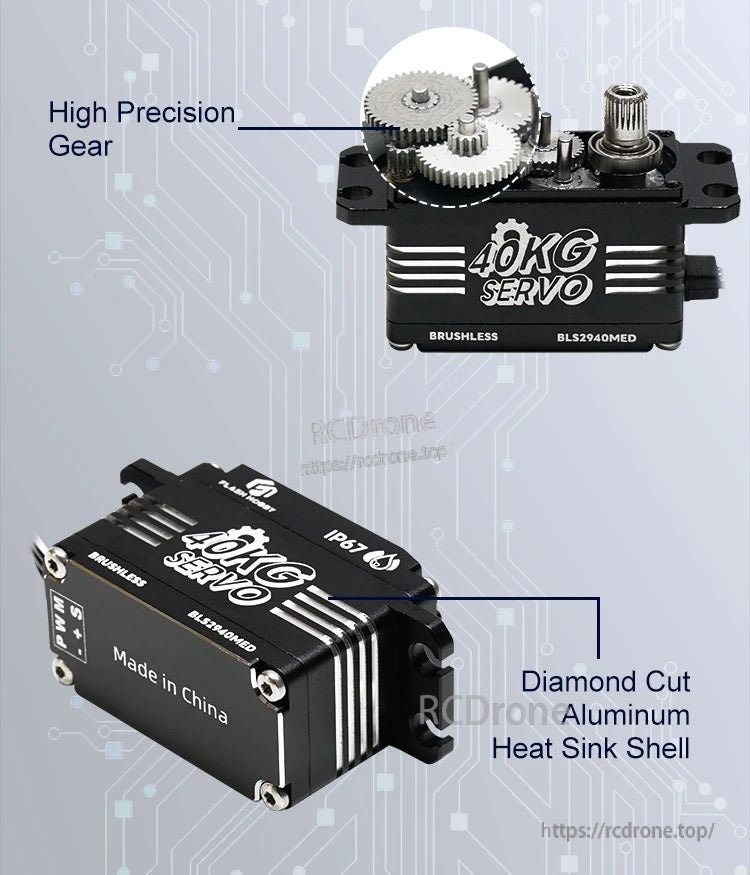 Flashhobby BLS2940MED 40KG 8.4V BLS Servo
