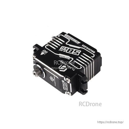 Flashhobby BLS3858MED brushless digital servo with black CNC metal case and “58KG 8.4V” label