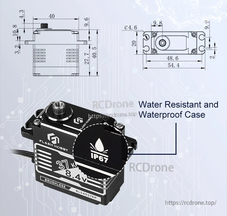 Flashhobby BLS4037RP 37KG 8.4V BLS Servo