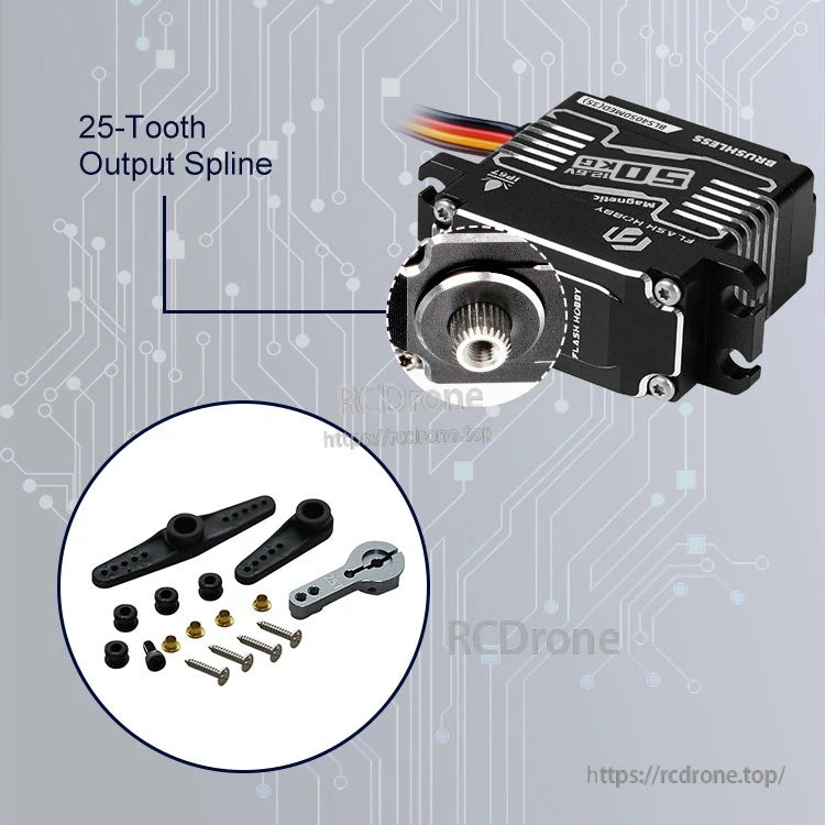 Flashhobby BLS4050MED 50KG 12.6V HV BLS Servo