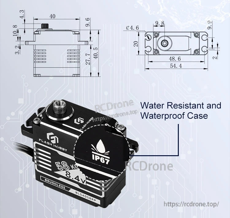 Flashhobby BLS4058RP 58KG 8.4V BLS Servo