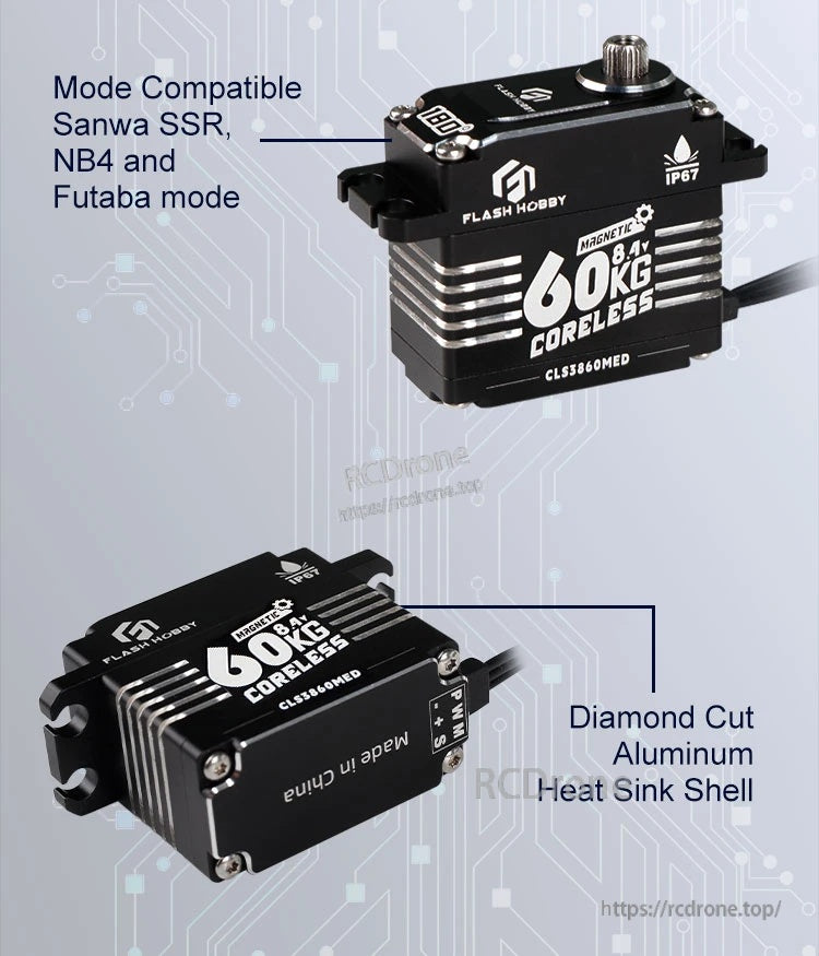 Flashhobby CLS3860MED 60KG 8.4V CLS Servo
