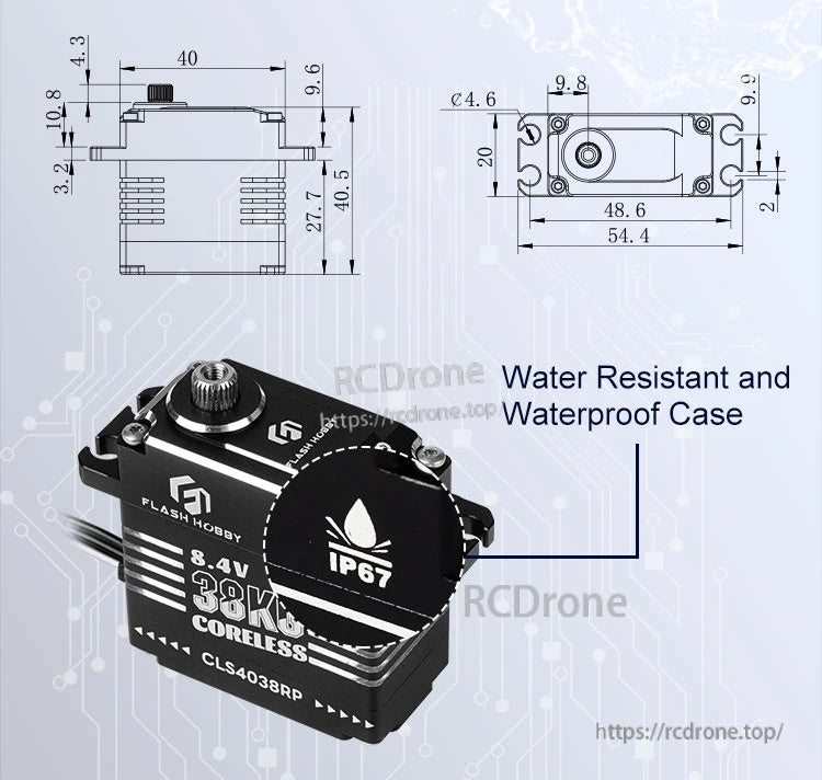 Flashhobby CLS4038RP 38KG 8.4V CLS Servo
