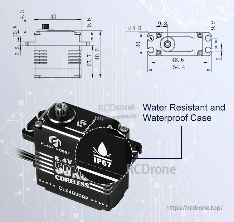 Flashhobby CLS4050RP 50KG 8.4V CLS Servo