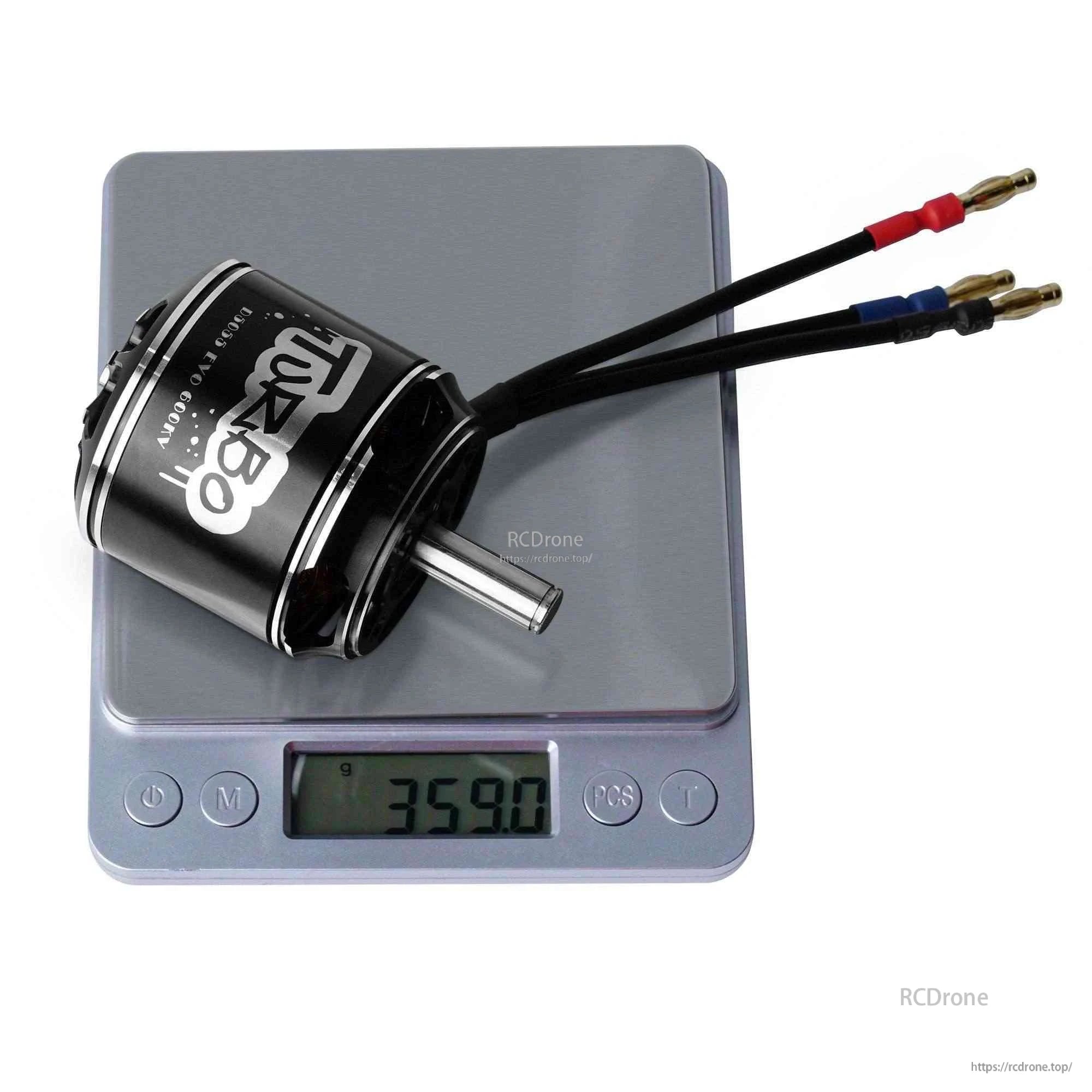 Flashhobby D5055 EVO Fixed Wing Motor 500KV/600KV (Custom KV), 12N14P, 50 x 54.2mm, 359g