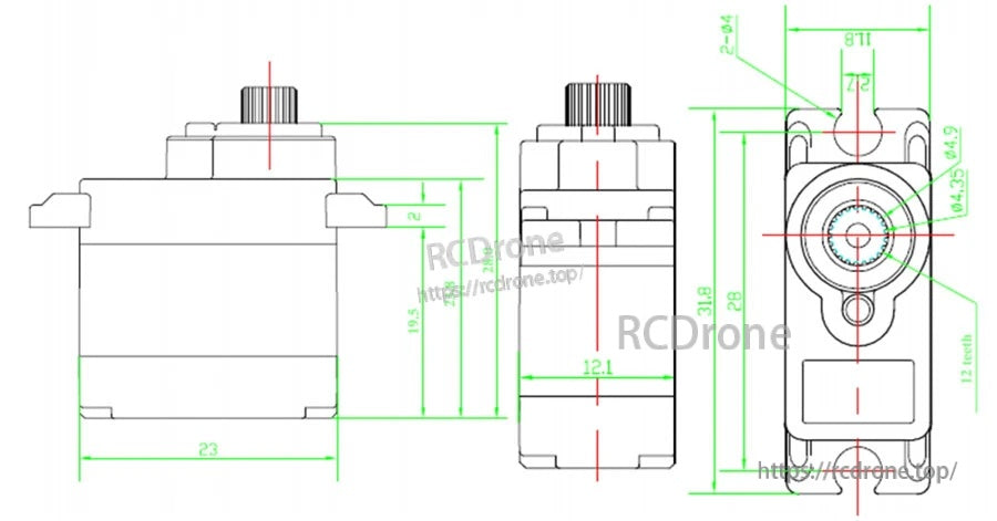 Flashhobby FH-9025MG Micro Servo