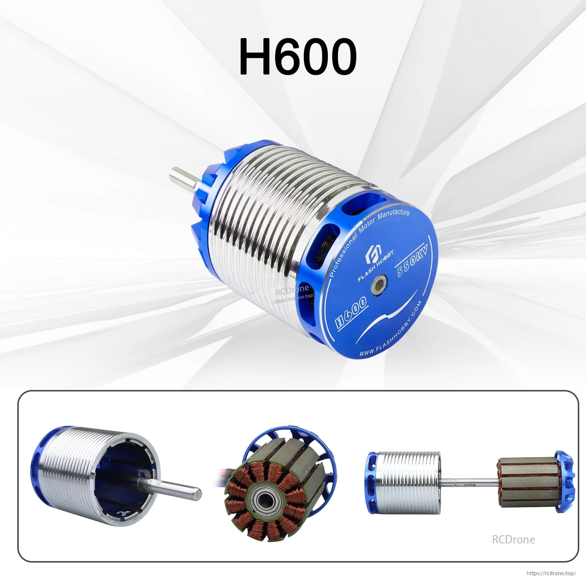 Flashhobby H600 550KV Helicopter Motor