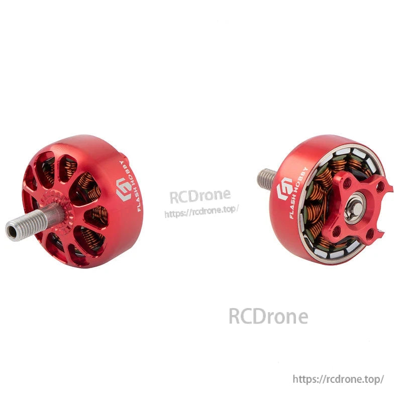 Flashhobby K2306.5 Brushless DC Motor, Red Flashhobby K2306.5 brushless DC drone motor with threaded shaft and 4-hole prop mount