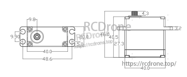 Flashhobby M15DHW 15.2KG 7.4V Core Servo
