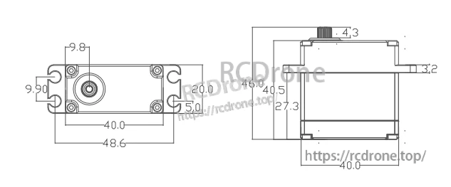 Flashhobby M25BHW 25KG 8.4V Brushless Servo