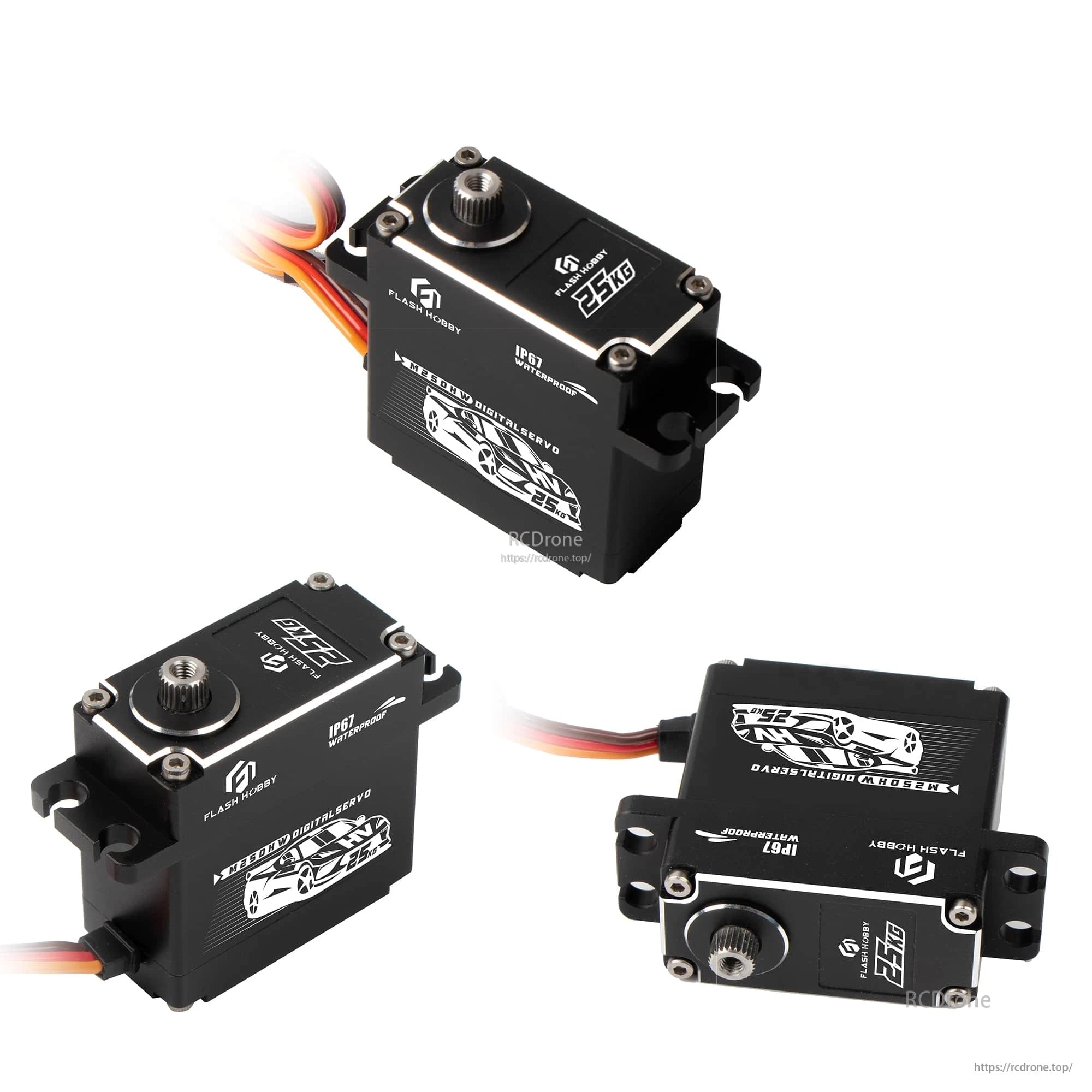 Flashhobby M25DHW 25.9KG 7.4V Iron Core Servo