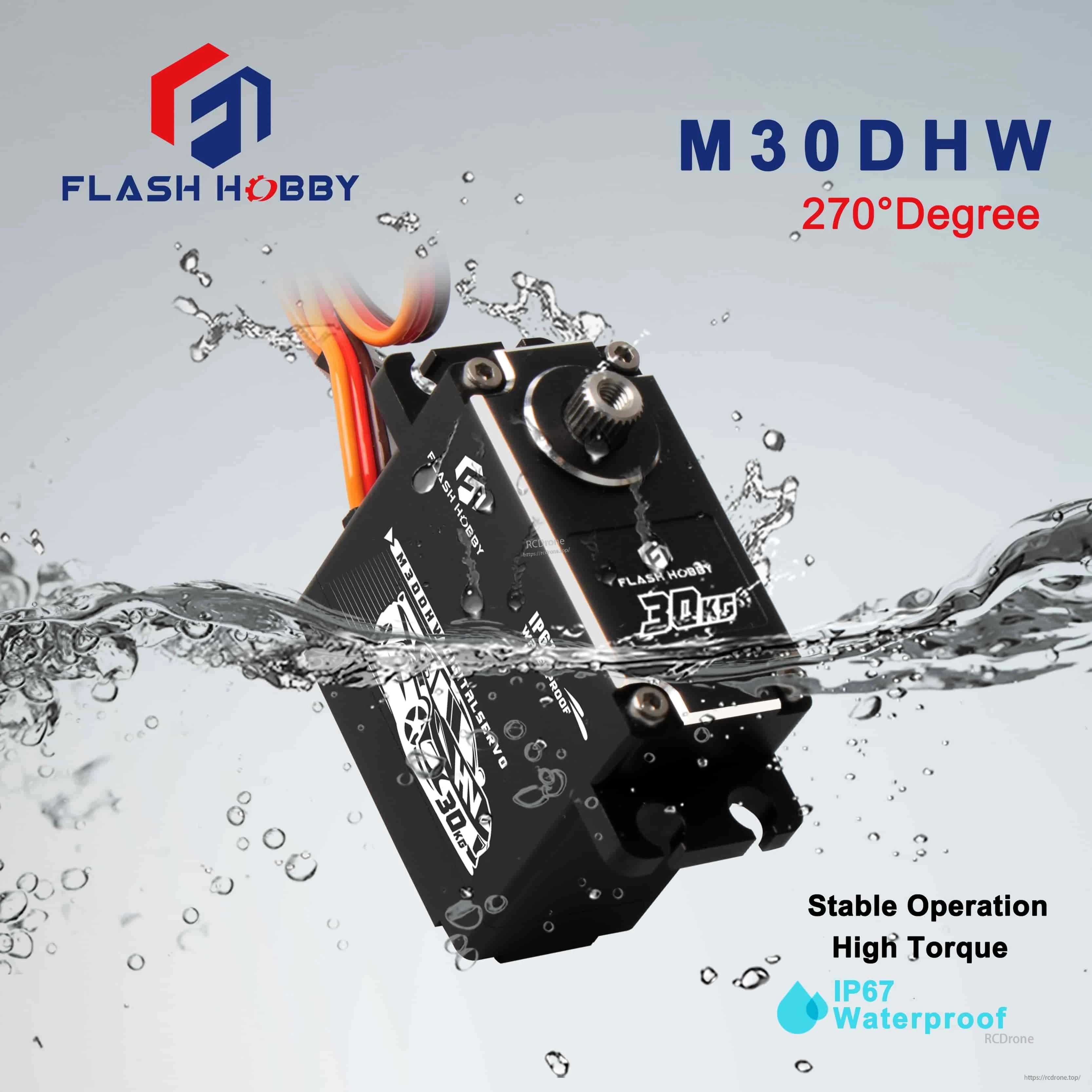 Flashhobby M30DHW 30KG 7V Iron Core Servo