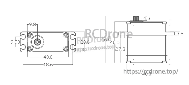 Flashhobby M35CHW 35kg 8.4V Coreless Servo