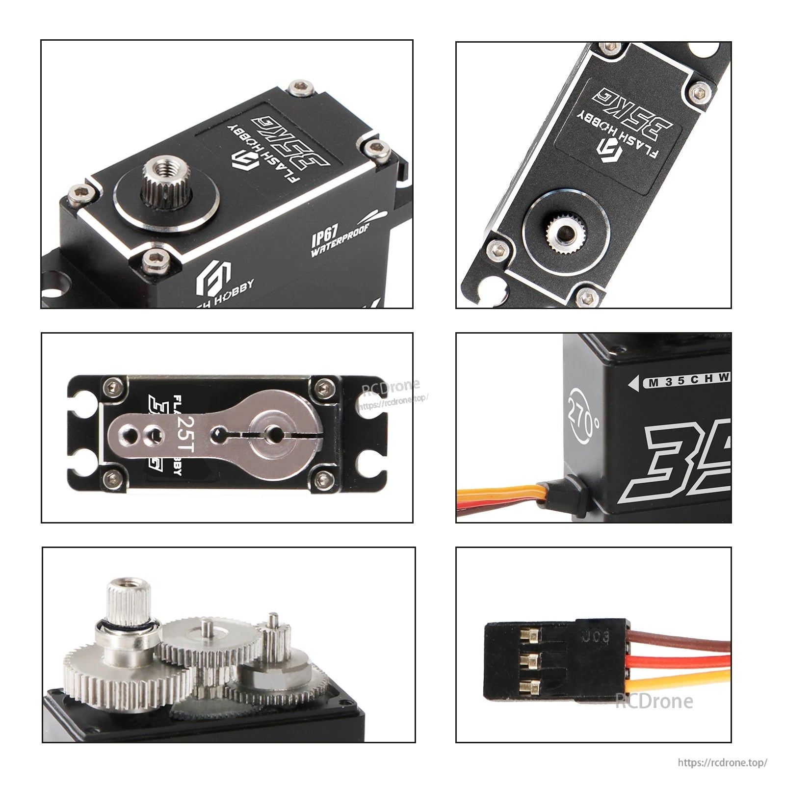 Flashhobby M35CHW 35kg 8.4V Coreless Servo