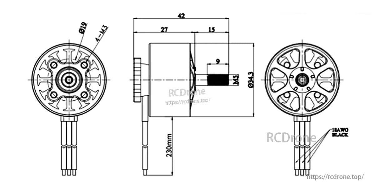 Flashhobby Mars 2812 KV900 BLDC Motor