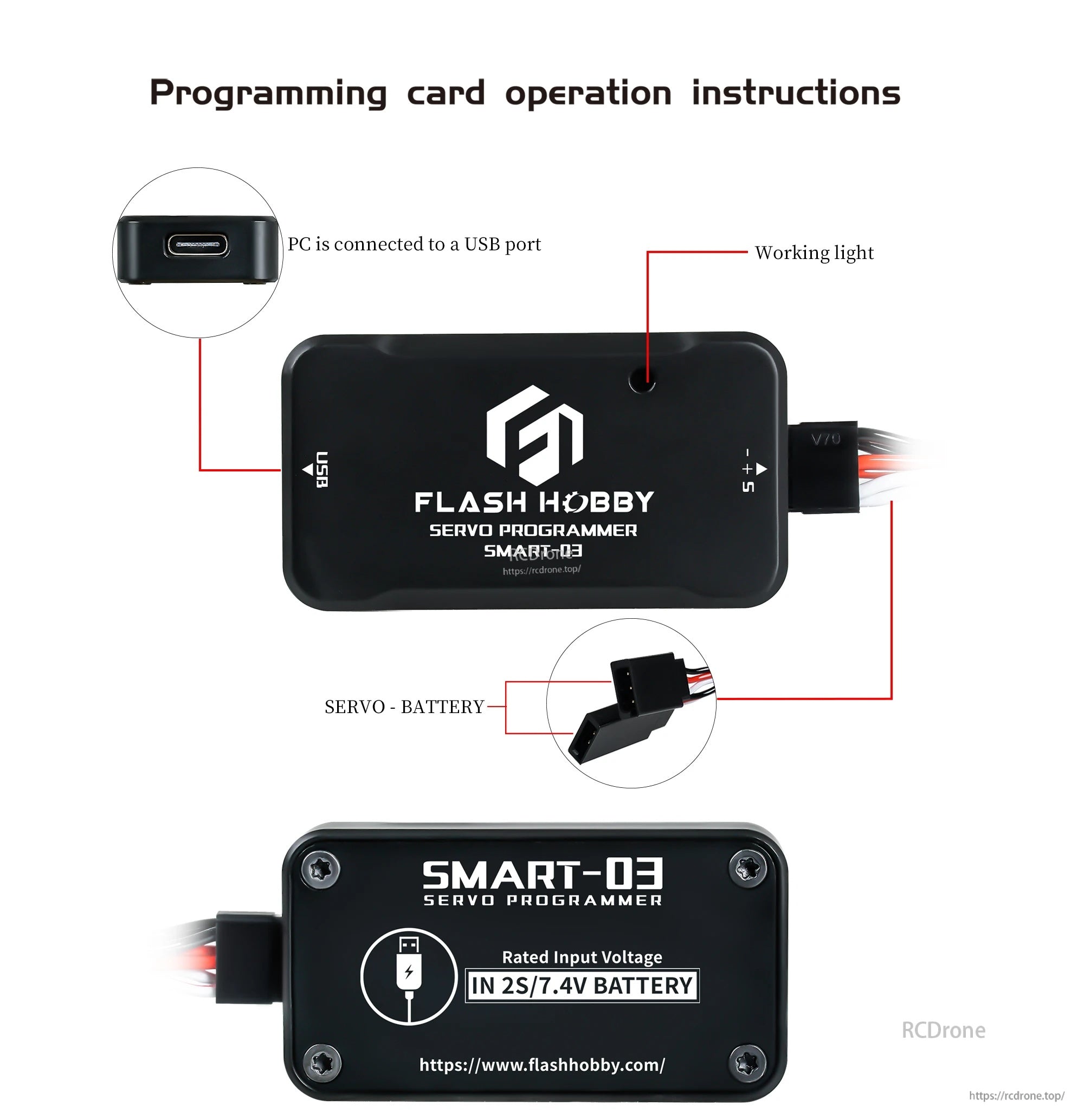 Flashhobby Smart-03 Servo Programmer
