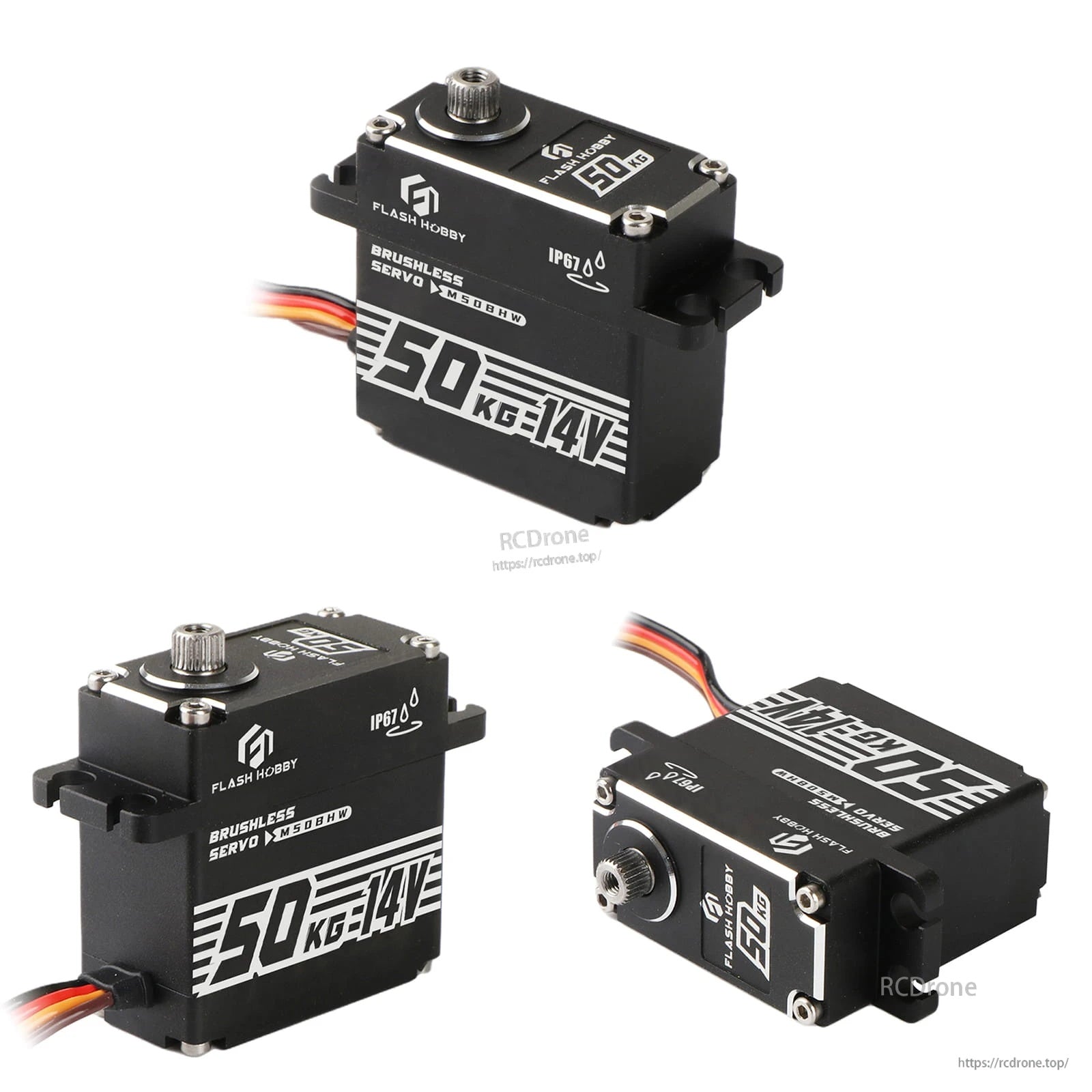 Flashhoby M50BHW 50KG 14V Brushless Servo