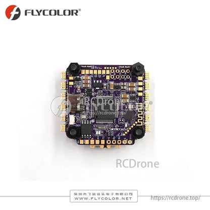FlyColor X-Tower 2 F7 60A Stack for FPV drones features STM32F722 chip, supports 3-6S, with compact 30.5x30.5mm / 20x20mm mount design.