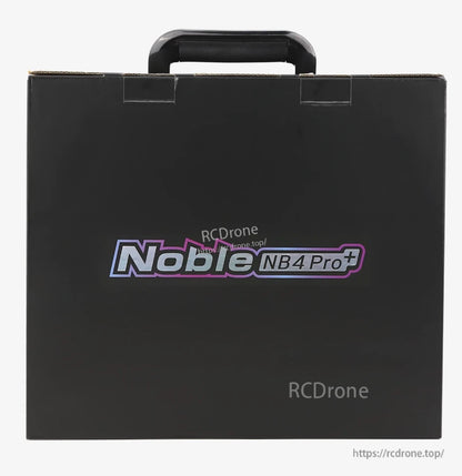 Noble NB4 Pro+ retail carry case front view with handle and printed logo