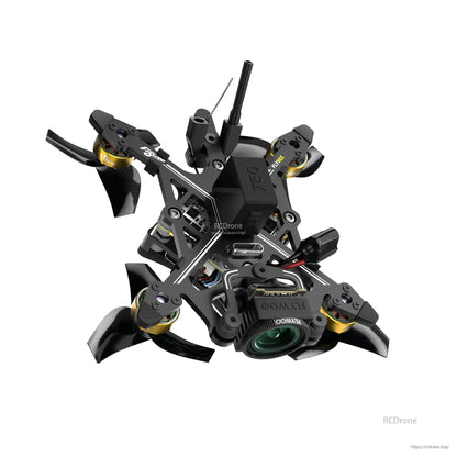 Flybee 16 HD O4 2S Ultralight FPV, Flybee 16 HD O4 ultralight micro FPV drone with carbon frame, O4 HD camera, USB‑C port, XT30 battery lead, and two‑blade props.