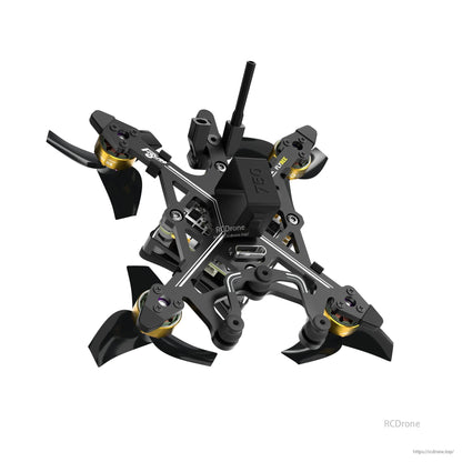 Flybee 16 HD O4 2S ultralight FPV micro quadcopter with four props, front camera mount and top antenna