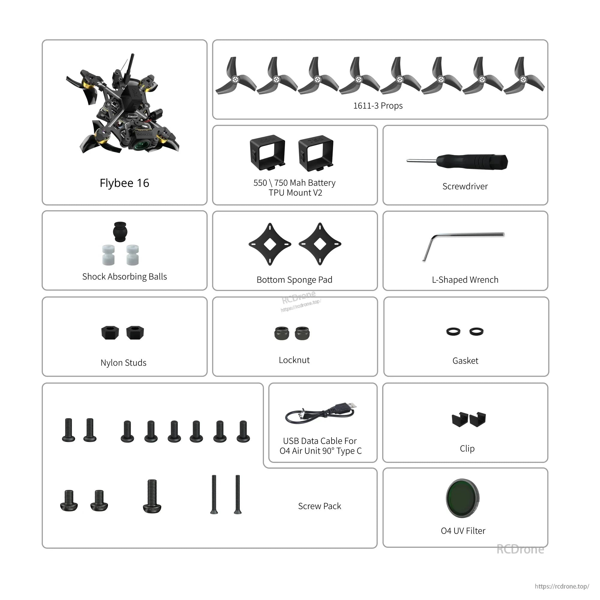 Flybee 16 HD O4 2S Ultralight FPV Drone