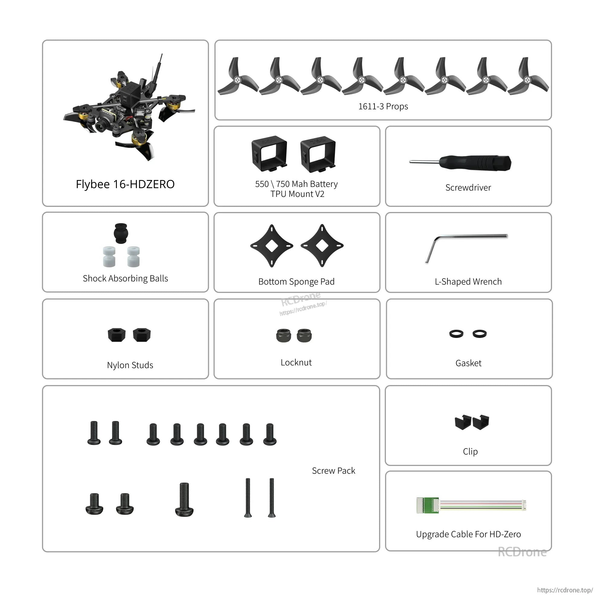 Flybee 16 HDZero 2S Ultralight FPV Drone