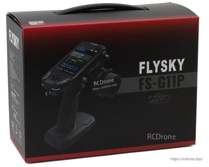 Flysky FS-G11P retail box packaging with product image and model name on front