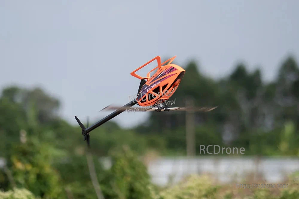 Flywing FW450L V3 RC Helicopter, Flywing FW450L V3: 72cm, 800g RC helicopter with M10 GPS stabilization, RTH, and 25-minute flight time.