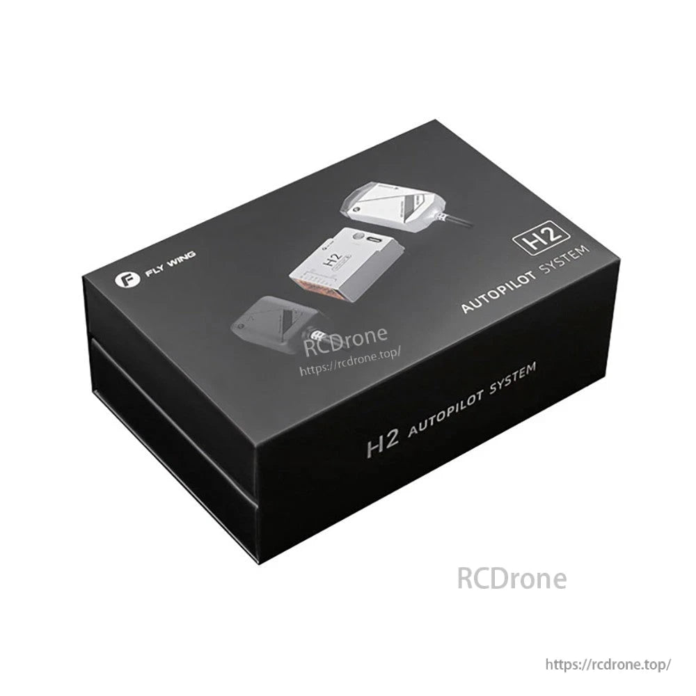 Flywing H2 autopilot features dual GPS, CAN bus support, and 12S voltage detection for enhanced drone performance and reliability.