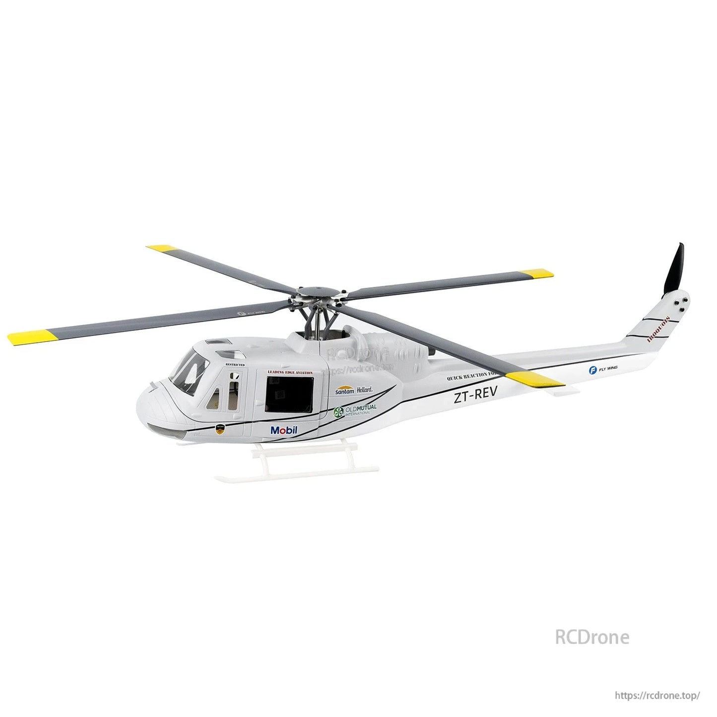 Flywing UH-1 V4 RC Helicopter, Flywing UH-1 V4 RC helicopter, 74cm scale, ACE controller, M10 GPS, RTF/PNP, offers 25-minute flight time.