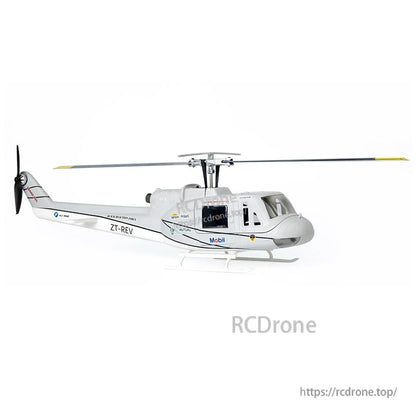 Flywing UH-1 V4 RC Helicopter, Flywing UH-1 V4 RC helicopter features ACE controller, M10 GPS, 74 cm scale, 25-minute flight time, RTF/PNP options, and ZT-REV livery.